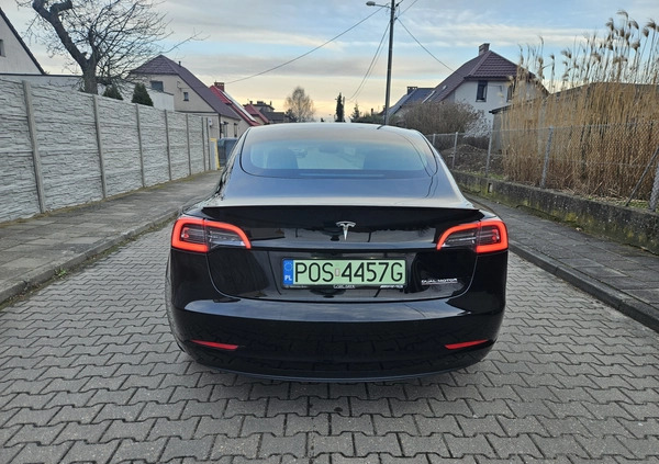 Tesla Model 3 cena 145700 przebieg: 44000, rok produkcji 2021 z Wrocław małe 562